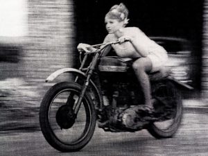 Girl on Motorcycle